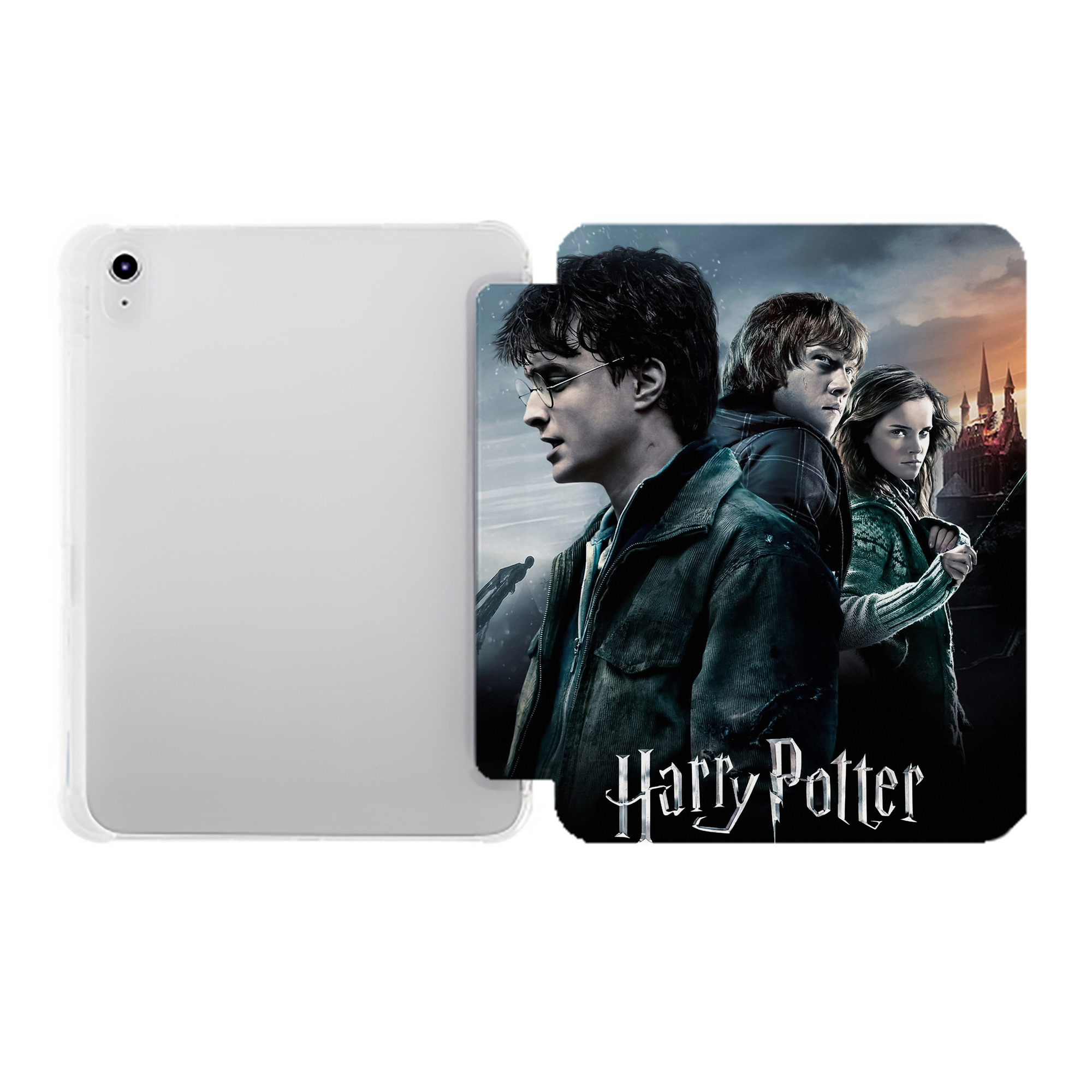 （画像用） Harry Potter ハリー・ポッターシリーズ IPad ケース ペン収納付き 三つ折りスタンド PUレザー×シリコン 対応機種9.5/10.5/10.9インチ